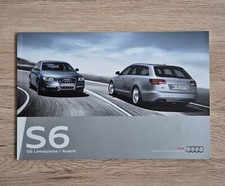 Prospekt / Katalog / Brochure Audi S6 V10