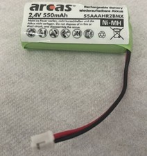 Arcas Akku 2,4V 550 mAh für Gigaset A14H A24 A16 A26H AC25 AC16 A12 AS14