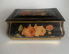 Sammler! Vintage Blechdose HARIBO Lakritzen Bonn Dose Blumenmuster Rosen