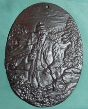 Alte Platte Metall Anton