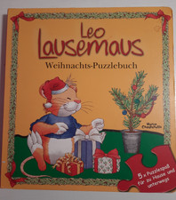 Leo Lesemaus Weihnachts-Puzzlebuch 5 x Puzzlespass dicke Seiten   Kinder wie neu