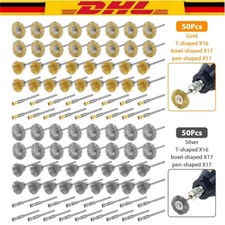 50 x Drahtbürsten Set Für