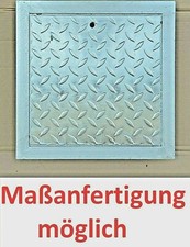 Schachtabdeckung verzinkt Tränenblech Gullideckel rostfrei Rahmen kanal Schacht