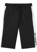 Sweatshorts Gr. 48/50 (M) Herren Schwarz Weiß Sweat-Shorts Kurz-Hose Pants Neu