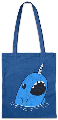 Narwhal stofftasche - narwhal,