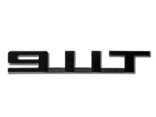 PORSCHE 911 T  SCHRIFTZUG SCHWARZ  EMBLEM MIT  2 MUTTERN 1972 - 73 90155931123