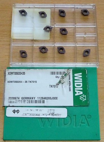 Widia fräsplatten xomt - 10,