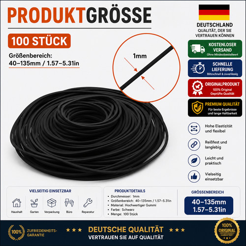 100pcs 135mm riemen mixed - riemen,