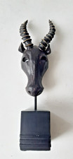 Skulptur Impala Kopf Gesamthöhe 23 cm