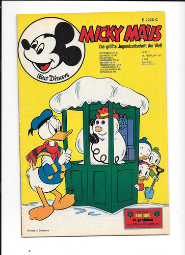 Micky maus 1971 - nr.7, ehapa