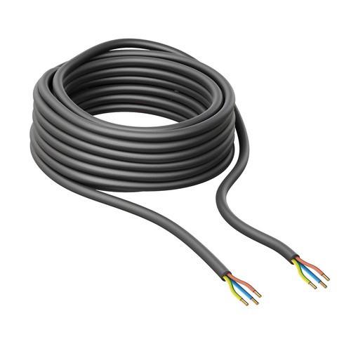Außenkabel schwarz 3 x - außenkabel, m