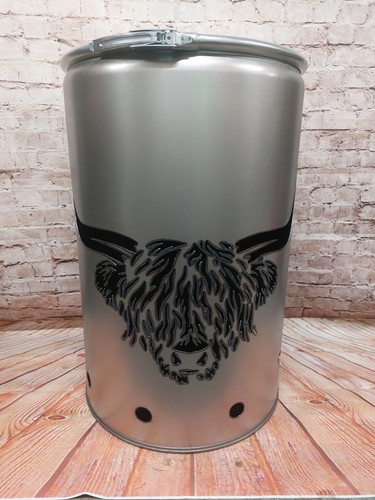 Feuertonne mit highland - mit,