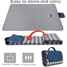 Picknickdecke Stranddecke Strandmatte Campingdecke Picknick Matte für Strand SA3