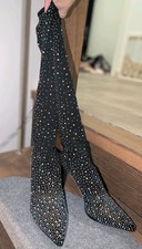 sexy overknee Stiefel Strass