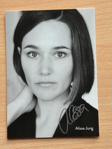 Alissa jung autogrammkarte - jung,
