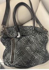 Giorgio Brato Luxus Designer Shopper Tasche Weekender Grau Neuwertig extravagant