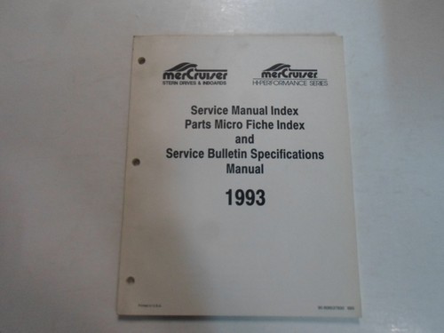 1993 mercruiser teile - 1993,