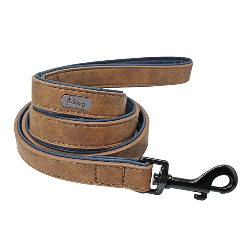 Leder hundeleine 2 - 1,2, m