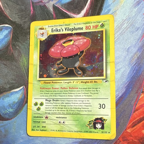 Pokémon tcg erika - erika's, vileplume