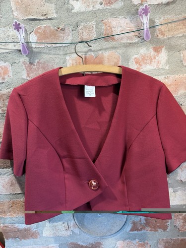 Bolero kurzjacke bordeaux - kurzjacke, 38