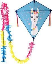 Wolkenstürmer® Eddy Alpaka Kinderdrachen (Lama) - farbenfroher 1-Leiner Drachen 