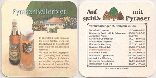 Pyraser bier alter - bier-, bierdeckel