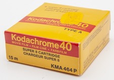 Kodak Super 8 Kassette Kodachrome 40 Filmkassette Type A 15m u.a. für Leicina
