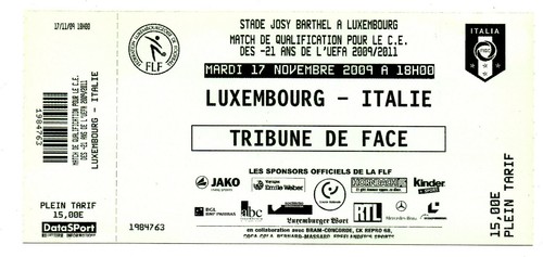 Ticket lsp luxemburg italien - ticket,