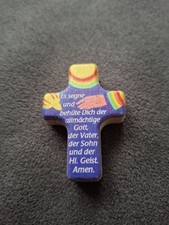 Kreuz aus Holz zum Hinstellen/Hinlegen