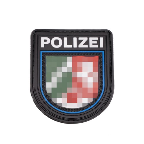 Polizei thin blue line patch - blue,