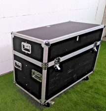 Flightcase Transportkiste Rollen Einsätze TV Innen 108x23x70cm Außen 123x59x91cm