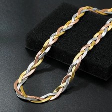 ✨ Damen Halskette geflochten