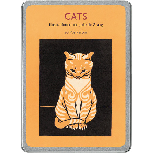 Postkarten set cats - postkarten-set,