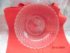 sehr alte  Glasschüssel, Puddingschüssel,   Obstschale , Durchmesser  21,5 cm