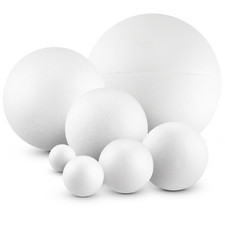 7 Styroporkugeln Bälle zum