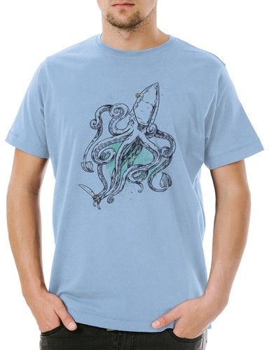 Octopus pirate herren shirt - pirate, t-shirt