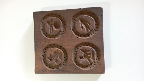 Altes holzmodel butterform - altes,