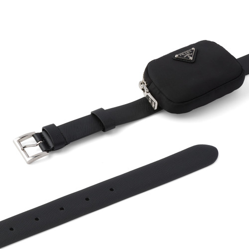 Prada saffiano leder gürtel - saffiano,