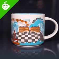 » STARBUCKS City Mug » NICE « Tasse YOU ARE HERE YAH France Frankreich NIZZA
