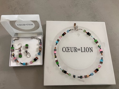 Coeur lion set - coeur, halskette