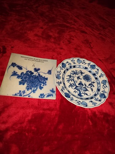 Flacher speiseteller meissen - speiseteller,