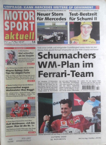Motor sport aktuell 1997 - motor,