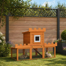 Kaninchenstall Holz