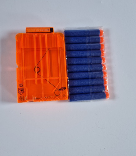 Nerf 6er magazin orange mit - nerf,