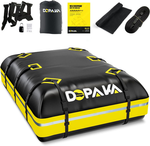 Car rooftop cargo carrier bag - car,