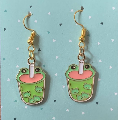 Handgemachte frosch bubble tea - handgemachte, frosch-bubble