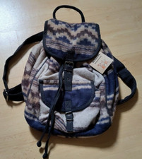 Kleiner Rucksack Woll-Mischgewebe ,  beige/blau/braun, Wilson