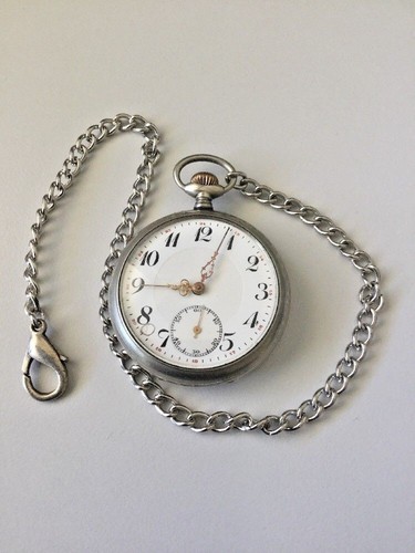 800 silber taschenuhr pocket - silber,