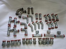 C-Stahl Pressfittinge - M-Kontur 15 + 18mm - Restposten - Konvolut