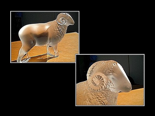 Kristall lalique briefbeschwer - kristall,